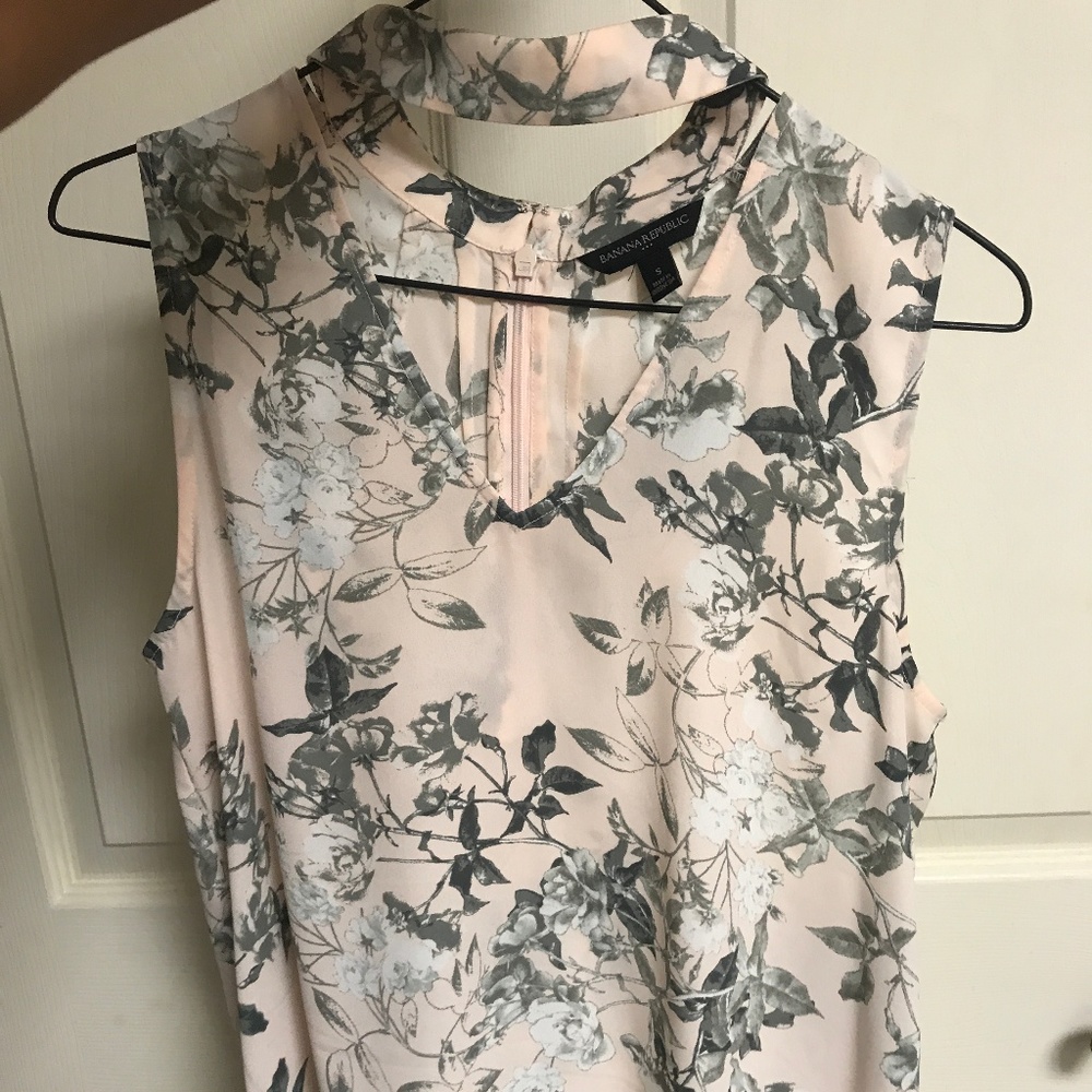 Floral Banana Republic Tank